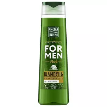шампунь ЧИСТАЯ ЛИНИЯ Энергия и Сила Укрепляющий 400мл мужской