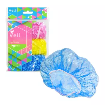 шапочка для душа ANTELLA 3шт полиэтилен