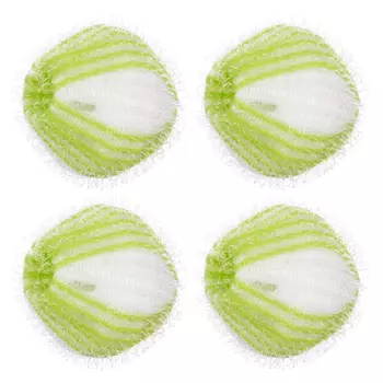 шарики РЫЖИЙ КОТ 4шт 3,5см для стирки белья против катышков