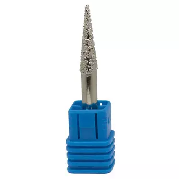 шарошка алмазная ПРАКТИКА коническая удлиненная 6х25 мм