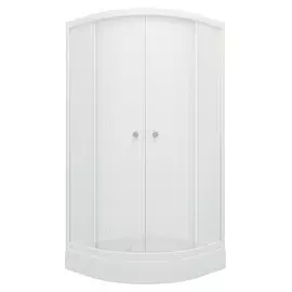 ширма душевая ТРИТОН Стандарт 90х90х191см низкий поддон 1/4 круга