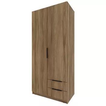 шкаф 2 двери 2 ящика Катрин 2000x902x509мм ЛДСП дуб чанкли