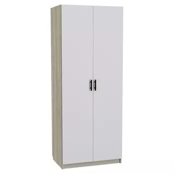 шкаф 2 двери 882х584х2220мм ЛДСП дуб устричный/сатин