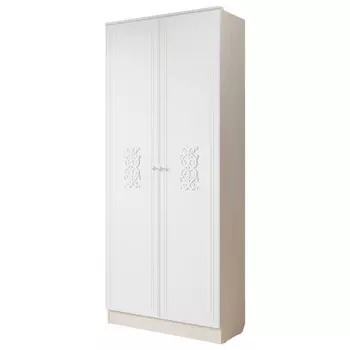 шкаф 2-х дверный ГРЕЙС 2120х900х387мм ЛДСП/МДФ ПВХ дуб атланта