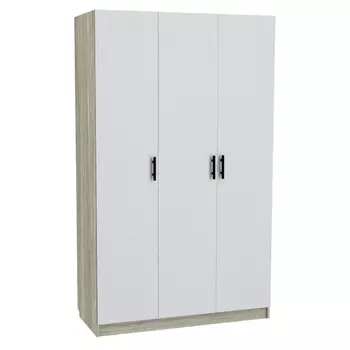 шкаф 3 двери 1324х584х2220мм ЛДСП дуб устричный/сатин