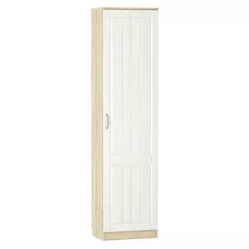 шкаф для одежды ОЛИВИЯ правый 552х384х2198мм белое дерево/дуб сонома