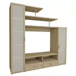 шкаф для ТВ БЕРЕСТА 2004х355х1916мм дуб сонома