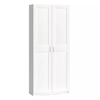 шкаф Макс 2 двери 1000х380х2330мм белый ЛДСП