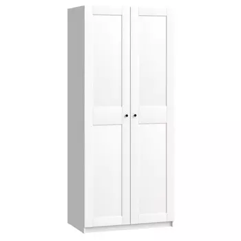 шкаф Макс 2 двери 1000х610х2330мм белый ЛДСП