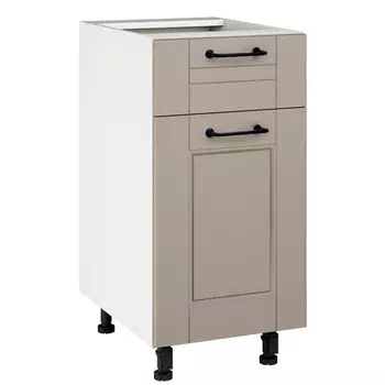 кухонный шкаф напольный Бергамо 820х400х504мм 1 ящик 1 дверь МДФ/ЛДСП