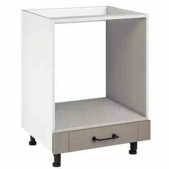 кухонный шкаф напольный для духовки Бергамо 820х600х504мм 1 ящик МДФ/ЛДСП