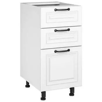 шкаф напольный Мишель 400х522х820мм 3 ящика МДФ/ЛДСП