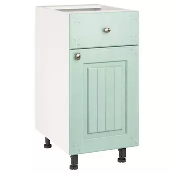 кухонный шкаф напольный Прованс Изумруд 820х400х504мм 1 ящик 1 дверь МДФ/ЛДСП