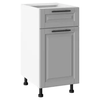 кухонный шкаф напольный РИККО 820х400х504мм 1 ящик 1 дверь МДФ/ЛДСП