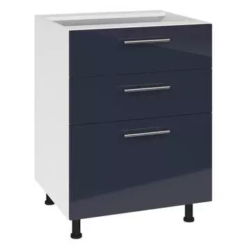 шкаф напольный Шторм 600х522х820мм 3ящика МДФ/ЛДСП