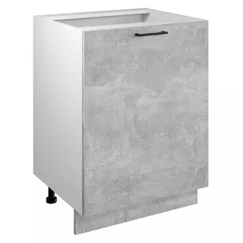 кухонный шкаф напольный Симпл 600х530х820мм 1 дверь ателье бетон ЛДСП