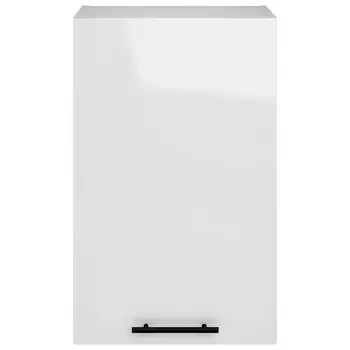 шкаф навесной Белый глянец 720х450х312мм 1 дверь МДФ/ЛДСП