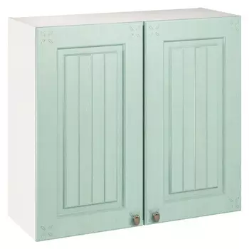 кухонный шкаф навесной Прованс Изумруд 720x800x312мм 2 двери МДФ/ЛДСП