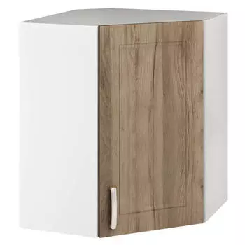 шкаф навесной угловой Прага 600х600x720мм 1 дверь МДФ/ЛДСП