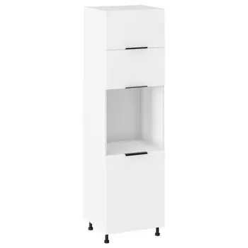 кухонный шкаф-пенал для духовки Лира 2140х600х560мм 3 двери МДФ/ЛДСП