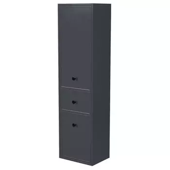 шкаф-пенал подвесной IDDIS Torr 40см темно-серый