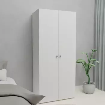 шкаф распашной Соер 800х500х1800мм белый ЛДСП