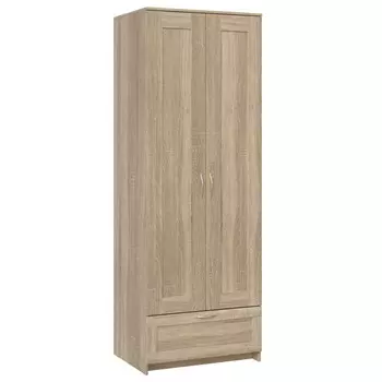 шкаф СИРИУС 2 двери и 1 ящик 782х585х2196мм сонома ЛДСП