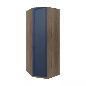 шкаф угловой 1 дверь Trisha Base 2328x900x900мм МДФ/ЛДСП глубокий синий/дуб чанкли