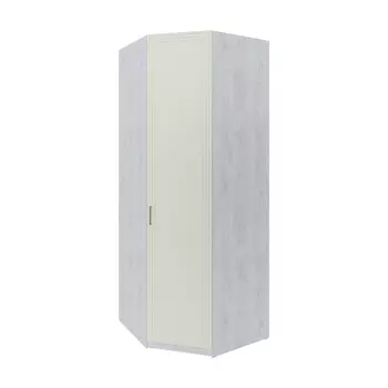 шкаф угловой 1 дверь Trisha Base 2328x900x900мм МДФ/ЛДСП панакота фактур/дуб харбор