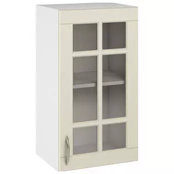 шкаф-витрина навесной Марсель 400х316х720мм 1 дверь МДФ/ЛДСП