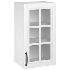 шкаф-витрина навесной Мишель 400х316х720мм 1 дверь МДФ/ЛДСП