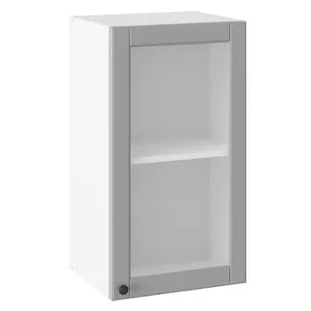 кухонный шкаф-витрина навесной РИККО 720х400х312мм 1 дверь МДФ/ЛДСП