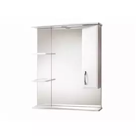 шкаф зеркальный АКВАЛЬ Эмили 75см белый