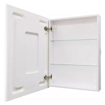 шкаф зеркальный INDIGO 50см LED сенсор подогрев белый