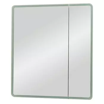 шкаф зеркальный Sense 70см LED датчик движения белый