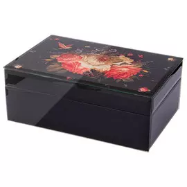 шкатулка LEFARD Роскошный сад 21х13х8,5см мдф, стекло