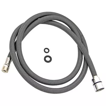 шланг ARGOTECH Olio-Nylon 150см для смесителя с выдвижной лейкой epdm серый