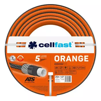шланг армированный CELLFAST ORANGE 1/2" 25м 24Бар