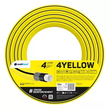 шланг cадовый CELLFAST 4YELLOW 1" 10м 20Бар