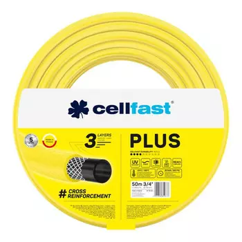 шланг CELLFAST PLUS 3/4" 50м 25Бар мерный