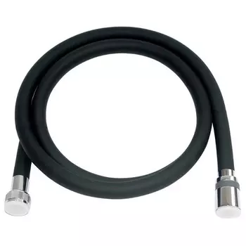 шланг душевой ARGOTECH Silicone Black Matt 150см силикон черный