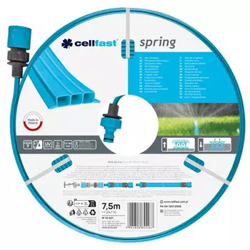шланг перфорированный CELLFAST Spring 1/2" 7,5м 3Бар