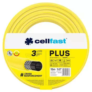 шланг садовый CELLFAST PLUS 1/2" 15м 25Бар