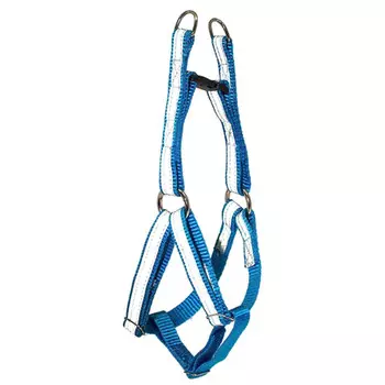 шлейка светоотражающая Ecco-Sport Reflex 10мм 15-22/30-40см синяя