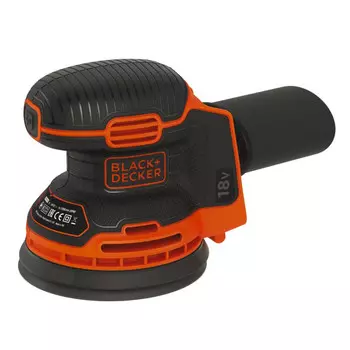 шлифмашина эксцентриковая аккумуляторная BLACK&DECKER BDCROS18N-XJ 18В 125мм без аккумулятора и ЗУ