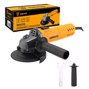 шлифмашина угловая DEKO DKAG750, 125мм, 750 Вт