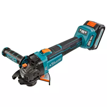 шлифмашина угловая STURM CAG18125BLE 18В Li-lon 125мм 4Ач 1АКБ