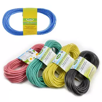 шнур 3мм 10м ПП с полимерным покрытием в ассортименте