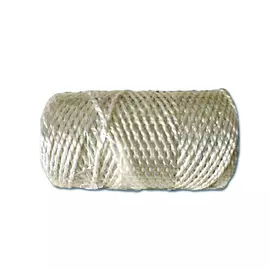 шнур крученый 2 мм, 100 м, полипропилен, белый