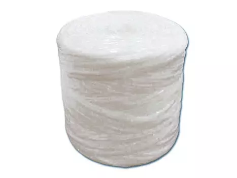 шпагат 1,8 мм, 600 м, полипропилен, плотный (1200 текс), белый